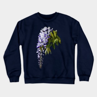 Wisteria - Wisteria and Leaves Crewneck Sweatshirt